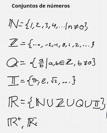 Conjuntos Numericos